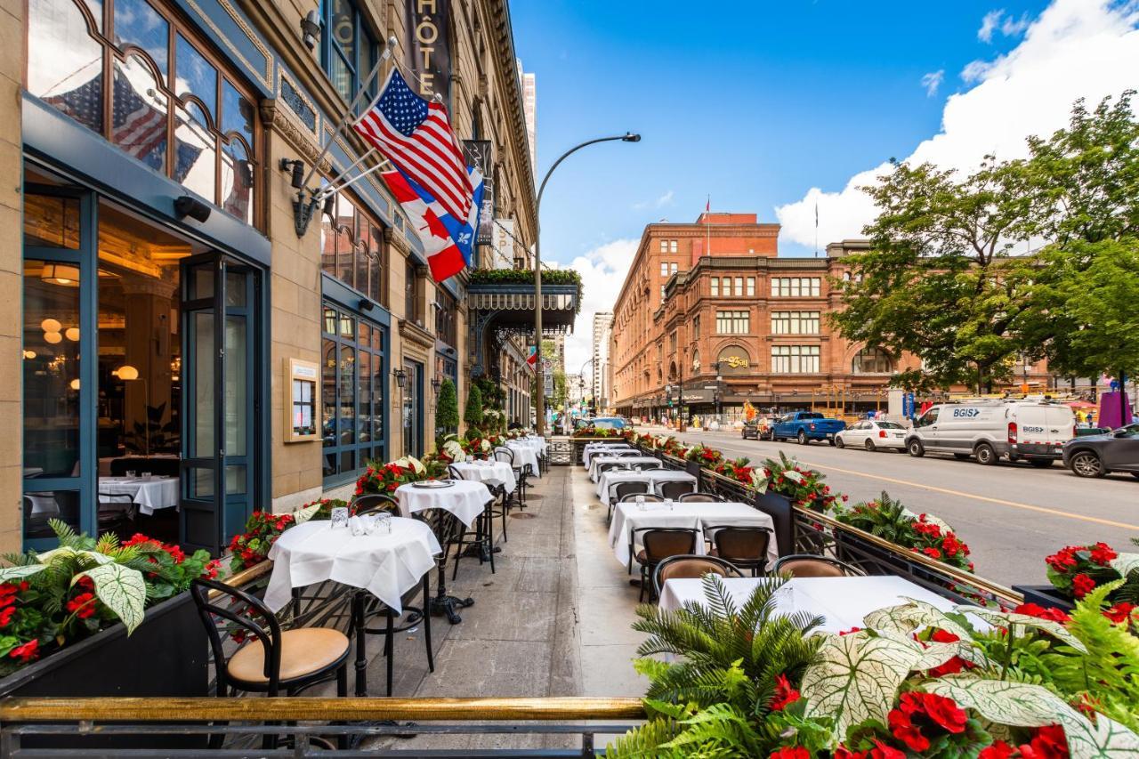 Hotel Birks Montreal Exterior photo The outdoor seating area